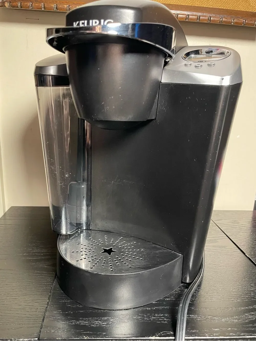 Keurig K60 Classic Digital Single-Serve Coffee Maker - Black with Silver Accents